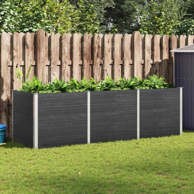 Garten Hochbeet WPC (Grau, 300 x 50 x 54 cm) – Bild 8