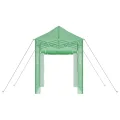 Gewächshaus mit Pop-up-Rahmen Grün Eisen 200 x 200 x 300 cm, faltbares Treibhaus für Garten Terrasse, Pflanzenhaus mit Polyethylen Folie, Anzucht, Überwinterung, Tomatenzelt, Frühbeet - Thumbnail 5