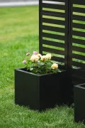 Acekool Pflanzkasten Metall Mit Rankgitter 133x70x180 cm—3-Teilig, Klappbarer, Als Rankhilfe Für Kletterpflanzen, Gemüse & Blumen, Wetterfest & Einfache Montage, Schwarz - Thumbnail 4