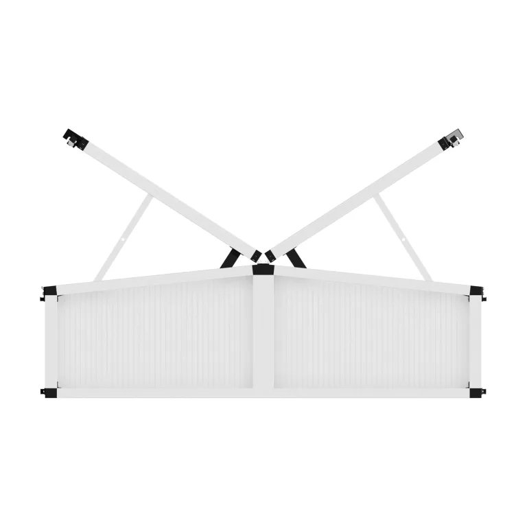 GFP Frühbeetkasten 103 x 132 cm Frühbeetaufsatz Caro, Aluminium mit Polycarbonat Doppelstegplatten – Bild 9