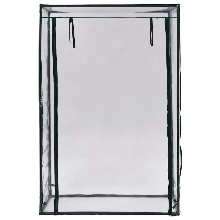 Tomaten-Gewächshaus mit Stahlrohrrahmen und PVC-Folie 102 x 52 x 150 cm für Balkon Terrasse Garten mit Rolltür und Belüftung ideal für Gemüseanbau, Pflanzenschutz und Kräuterüberwinterung – Bild 3
