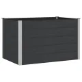 vidaXL Hochbeet Schwarz 150 x 100 x 91 cm, Gartenpflanzkasten, rostbeständig, wetterfestes Behälter, modern für Kräuter und Blumen - Thumbnail 7