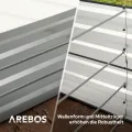 Arebos Hochbeet Metall 180x90x59 cm Anthrazit | Gartenbeet & Gemüsebeet aus verzinktem Stahl | Wetterfest & Rostfrei | Pflanzbeet für Garten, Terrasse & Balkon | Bausatz ohne Boden - Thumbnail 5