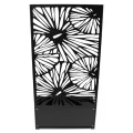 Pflanzkasten mit Rankgitter aus Metall, schwarz, 60x24x24 cm, mit Rankhilfe 122 cm hoch, Blumenkasten mit Spalier, Hochbeet mit Sichtschutz - Thumbnail 9