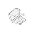 Mini Gewächshaus Zelt Set – Robuste und langlebige Konstruktion für zuverlässigen Indoor und Outdoor Gartenbau von Pflanzen und Blumen – Tragbares Gewächshaus, Transparent, 120 x 60 x 78 cm - Thumbnail 4