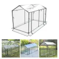 Mini Gewächshaus Zelt Set – Robuste und langlebige Konstruktion für zuverlässigen Indoor und Outdoor Gartenbau von Pflanzen und Blumen – Tragbares Gewächshaus, Transparent, 120 x 60 x 78 cm - Thumbnail 8