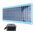 Yunseity 30-W-Solarpanel-Heizung für Hühnerställe und Haustierhäuser, Tragbare Warmwindanlage mit USB- und DC-Anschlüssen für die Gewächshausheizung und das Trocknen Kleiner Räume - Thumbnail 4