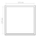 Verstärktes Gewächshaus Aluminium 3,46 m² mit doppelwandigen Polycarbonatplatten, UV-beständig und wärmeisolierend, robuste Aluminiumkonstruktion, Dachrinnensystem und Lüftung, - Thumbnail 9