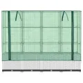 Hochbeet mit Gewächshausaufsatz Rattan-Optik 160x40x138 cm Weiß, Pflanzenkasten mit Foliengewächshaus für Garten, Balkon und Terrasse, Stabiles Tomatenhaus mit Eisenrahmen - Thumbnail 4