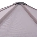 Aluminium Gewächshaus 240x211x232 cm mit Polycarbonatplatten, wärmeisolierend und UV-beständig, robuste Aluminiumkonstruktion, einfacher Zusammenbau mit Montagezubehör, - Thumbnail 4
