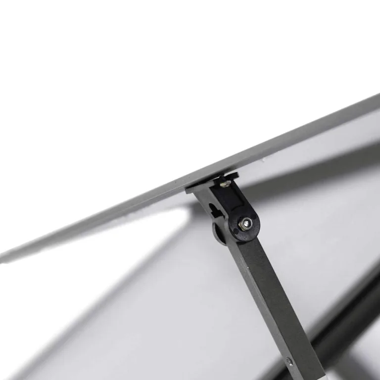 Alu Gewächshaus 334x169x202 cm mit Fundamentrahmen Anthrazit, begehbares Polycarbonat-Gewächshaus groß mit 6 cm Alu-Profilen und 7 Bodenrahmen aus verzinktem Stahl, inklusive – Bild 8