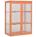 Pflanzenhaus aus Holz und PC-Platte, Gewächshaus-Schrank 75x47x109 cm mit 2 Regalböden, Pflanzenschrank für Außenbereich mit Scharnierdeckel, Frühbeet für Kräuter und Blumen - Thumbnail 10