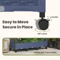 vidaXL Hochbeet mit Rankgitter und Dach Grau 163 x 40 x 129 cm PP, Garten & Terrasse, moderner Kräutertopf, Hochbeet mit Dach, mobil, Gemüse, Urbane Gartenideen - Thumbnail 6