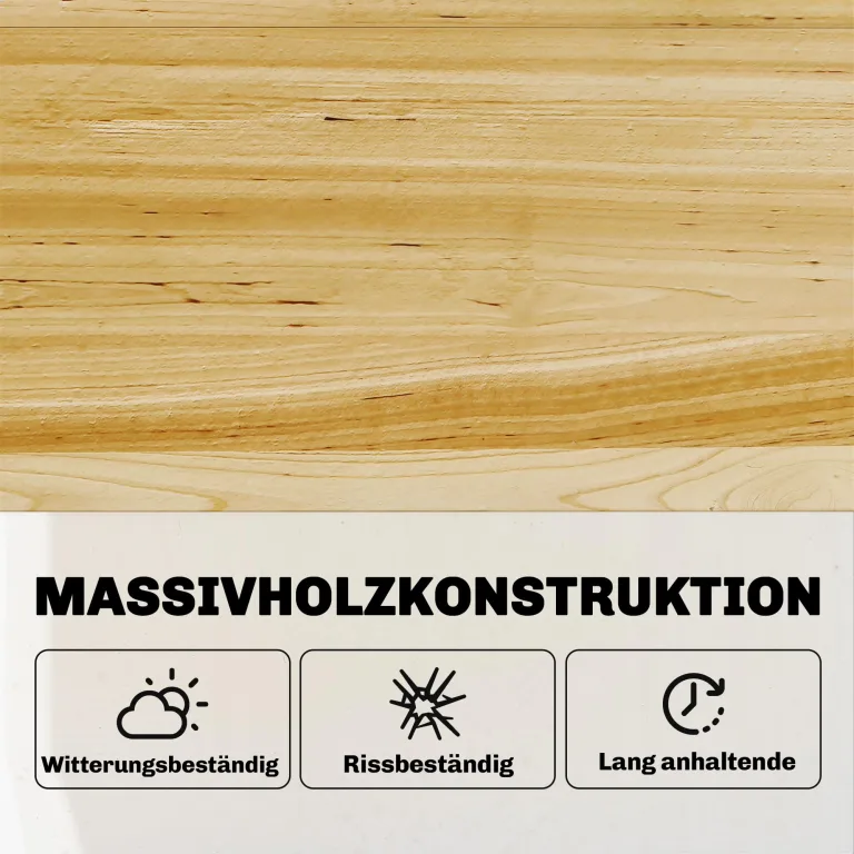 Outsunny Hochbeet mit Frühbeetaufsatz aus Holz Ergonomisch erhöhter Pflanzkasten mit aufklappbarer Abdeckung Vliesstoff Regal Gemüsebeet Blumenkasten für Balkon Garten 80x45x108,5cm Naturholz – Bild 9