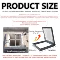 Dachfenster aus Aluminiumlegierung für den Außenbereich, Kellerbelüftung, Dachfenster mit Beleuchtung, Überkopffenster für Wintergärten, langlebig und wetterfest. - Thumbnail 9
