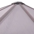 Gewächshaus Aluminium mit Polycarbonatplatten 240×211×232 cm UV-beständig wärmeisolierend wetterfest für Gemüseanbau Tomatenhaus Pflanzenhaus Balkon Terrasse Outdoor - Thumbnail 9