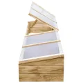 Gewächshaus Imprägniertes Kiefernholz 200 x 50 x 35 cm Garten Treibhaus Frühbeet Anzucht Haus Schutz Outdoor Wärme Frostschutz Gemüse Ernte Wetterfest - Thumbnail 10