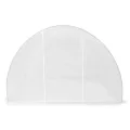 Gewächshaus 9m² 300x300x200 cm mit verzinktem Stahlrahmen und PE-Netzgewebe 170 g/m², mit 4 Fenstern und Tür für Garten, Balkon, Terrasse, Pflanzen, Gemüse und Tomaten Schutz - Thumbnail 4