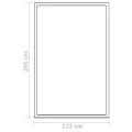 Gewächshaus Aluminium mit UV-beständigen Polycarbonatplatten 302x190x195 cm, 11,19 m³ Volumen, stabiles Garten Treibhaus mit Lüftungsfenster für Tomaten Gemüse Pflanzen Schutz - Thumbnail 8