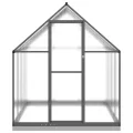 Gewächshaus mit Fundamentrahmen Anthrazit 224x169x202 cm Alu, UV-beständig, mit Lüftungsfenster und Flügeltür, wetterfestes Treibhaus für Garten, Balkon, Terrasse - Thumbnail 2