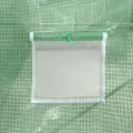 Gewächshaus mit Stahlrahmen Grün 6 m² 3x2x2 m, wetterfestes Treibhaus für Garten und Balkon, mit Tür, Fenster und UV-beständiger PE-Folie zur Pflanzenanzucht und Frostschutz - Thumbnail 7