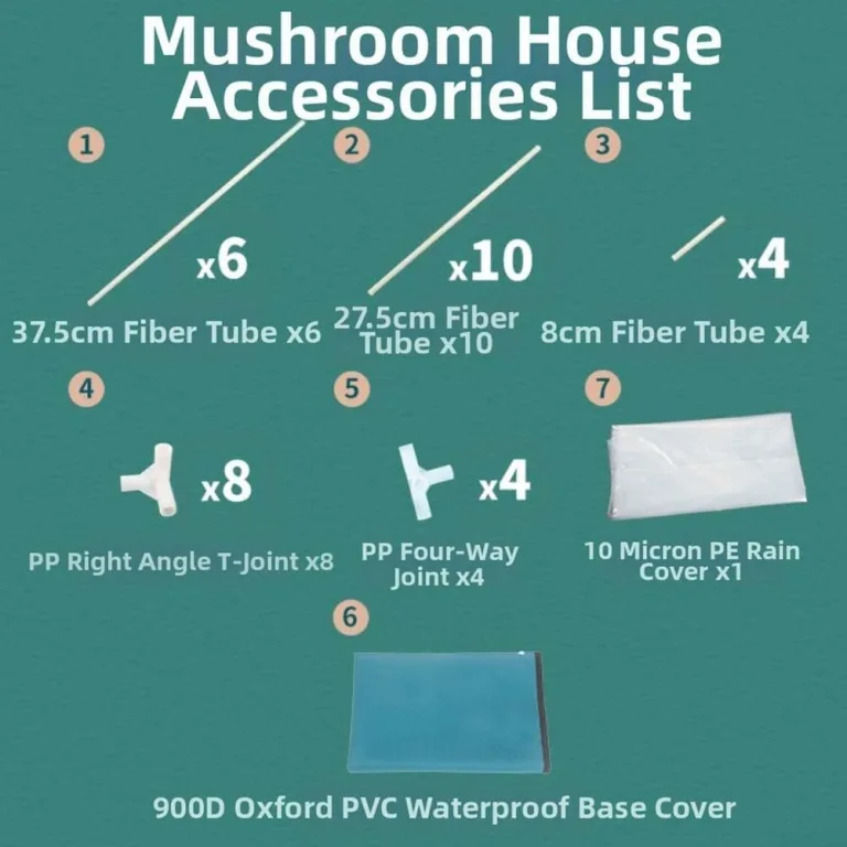 Pilz-Anzuchtbox Transparent Faltbar Wetterfest Mini-Gewächshaus 40x30x40cm(Mushroom house) – Bild 4