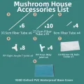 Pilz-Anzuchtbox Transparent Faltbar Wetterfest Mini-Gewächshaus 40x30x40cm(Mushroom house) - Thumbnail 4