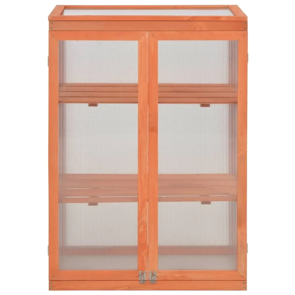 Gewächshaus-Schrank Holz 75 x 47 x 109 cm - Bild 1