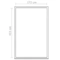 Gewächshaus Aluminium 421x190x195 cm mit Polycarbonatplatten 15,6 m³ Volumen 8 m² Fläche begehbar stabil für Tomatenhaus Gemüseanbau und Pflanzenschutz im Garten Balkon Terrasse - Thumbnail 8