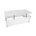 Frühbeet ohne Boden Polycarbonat mit 2 Deckeln Aluminiumrahmen 110x41x55 cm wetterfest UV-beständig für Gemüseanbau Pflanzenhaus Garten Balkon Terrasse Outdoor - Thumbnail 2
