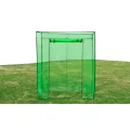 Gewächshaus Stahlrahmen PVC mit reißfester grüner Abdeckung 170x80x200 cm, freistehendes Treibhaus für Pflanzenhaus, Frühbeet und Tomatenhaus, ideal für Garten, Balkon, Terrasse - Thumbnail 5