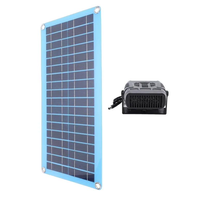 Eujgoov 30 W Solarbetriebene Heizung für Hühnerstall, Tragbare Autoheizung mit Überhitzungsschutz, Ideal für Haustierhäuser und Trockenräume – Bild 2