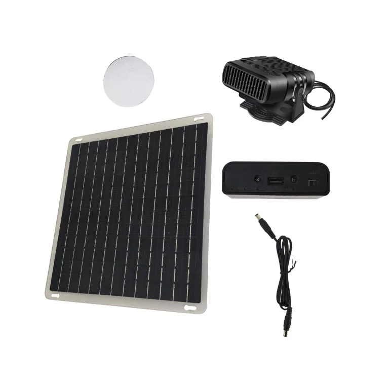 Cuifati Tragbare Solarpanel-Heizung mit Wiederaufladbarer Batterie, Effiziente Energieumwandlung für Autoheizung, Enteisung, Haustierhaus, Gewächshaus, Hühnerstall, Automobil – Bild 6