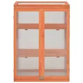 Pflanzenschrank Holz 75x47x109 cm, Frühbeet mit PC-Platten und 2 Regalböden, Scharnierdeckel für einfaches Gießen, stabiles Gewächshaus für Pflanzen und Kräuter im Außenbereich - Thumbnail 10