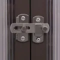 Gewächshaus Aluminium 240×211×232 cm, wärmeisolierendes Polycarbonat Gewächshaus, UV-beständig, robuste Aluminiumkonstruktion, einfacher Zusammenbau mit Montagezubehör, - Thumbnail 10