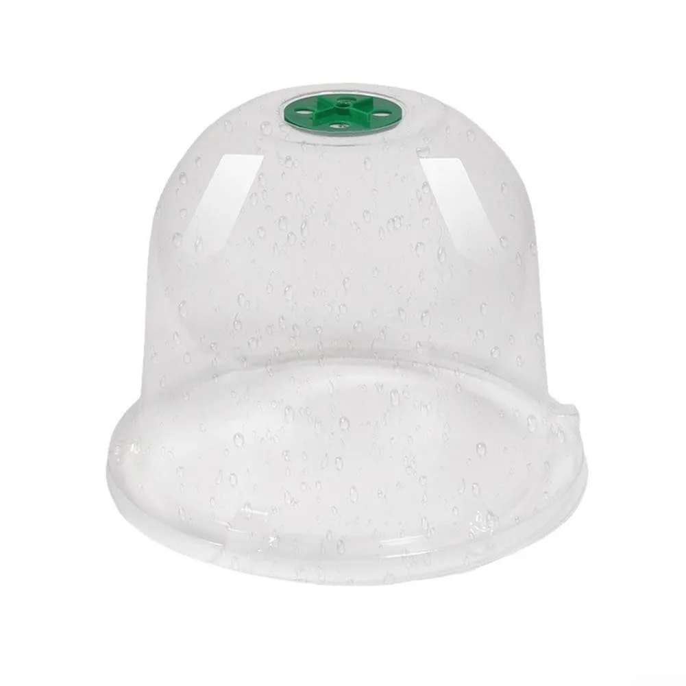 Stück Transparente Pflanzenhaube aus PET mit Lüftung – für Mini Gewächshaus für Pflanzen als Anzuchthaube mit Feuchtigkeitsregler zum Schutz von Keimlingen und Saatgut - Bild 1