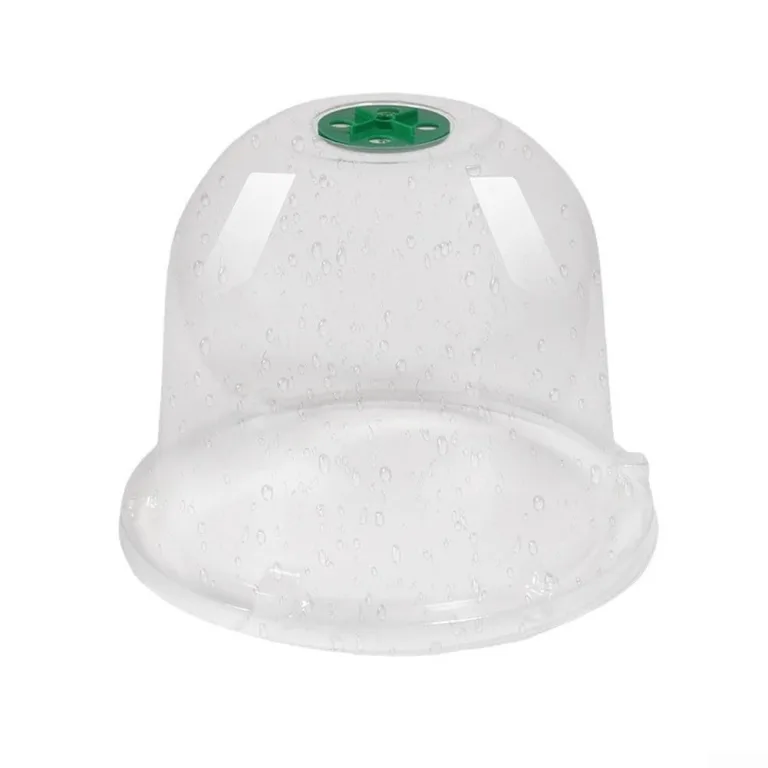 Stück Pflanzenhaube Transparent aus PET mit Verstellbarer Lüftung, für Mini Gewächshaus für Töpfe als Anzuchthaube und Schutz, Klare Abdeckung für Stecklinge im Garten – Bild 1