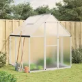 Gewächshaus Alu 169x169x195 cm – witterungsbeständig, mit eingebauten Regenrinnen & 5-Fach verstellbarem Lüftungsfenster, für Pflanzenzucht im Garten - Thumbnail 3
