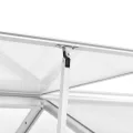 Gewächshaus Aluminium 421x190x195 cm, 15,6 m³ Volumen, doppelwandige Polycarbonat-Platten, UV-beständig & wärmeisolierend, für Hobbygärtner - Thumbnail 7