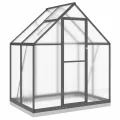 Gewächshaus Alu 169x114x202 cm – witterungsbeständig, mit verzinktem Stahl-Fundamentrahmen und 5-Fach verstellbarem Lüftungsfenster, für Gartenanfänger - Thumbnail 1