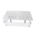 Mangloder Frühbeet ohne Boden mit 2 Deckeln aus Polycarbonat, Aluminiumrahmen, 110 x 41 x 55 cm, UV-beständig, wetterfest, für Anzucht, Gewächshaus, Tomatenhaus, Balkon und Terrasse - Thumbnail 4