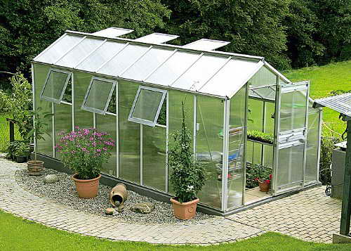 Beckmann Alu-Gewächshaus • Allgäu S130 • 12,9m² - Bild 1