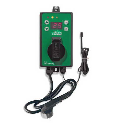 Bio Green Thermostat digital für Gewächshausheizung • Thermo 2 • max 3600 Watt