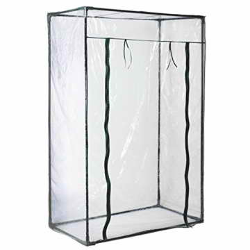 Tomaten Gewächshaus 100x50x150cm PVC grün Tomatenhaus Treibhaus Beet Pflanzen - 2