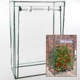 Tomaten-Gewächshaus Treibhaus für Pflanzen aller Art - Maße: 100 x 50 x 150 cm - 1
