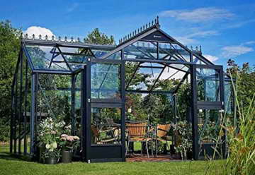 Juliana Gewächshaus Orangerie 15.2 Anthrazit Sicherheitsglas - 1