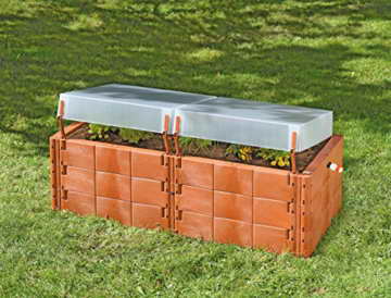 Juwel Hochbeet mit Thermohauben 2-in-1 - 2