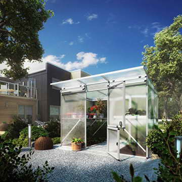 KGT Gewächshaus »Linea II (BxT: 297x217)« silberfarben - 2