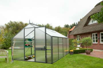 KGT Gewächshaus "Tulpe III" 7,5 m² (anthrazit-grau) - 1