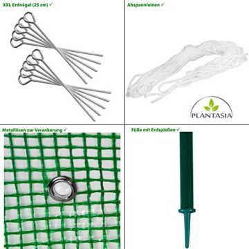 PLANTASIA® Foliengewächshaus Tomatenzelt mit extra langem Überhang, Größenauswahl, UV- und witterungsbeständig - 4